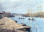 Alfred Sisley Seine bei Port Marly oil painting reproduction